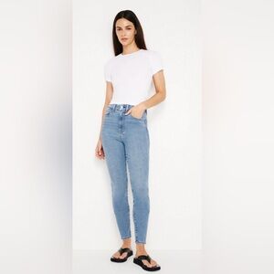 Good American Always Fits Good Legs Skinny Jeans Size 14-18 Blue Stretch Denim